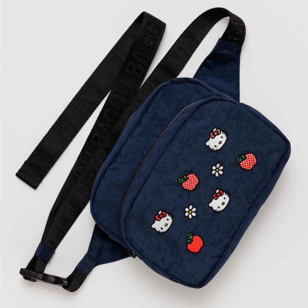 Hello Kitty Navy Blue Baggu Fanny Pack